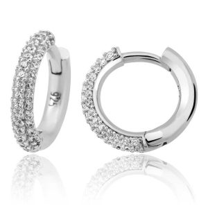 Gümüş Halka Bayan Küpe - Görsel 1