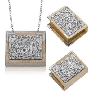 Gümüş Zincirli Küçük Kur'anı-ı Kerim - Görsel 1